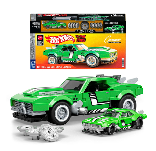 Mattel Brick Shop Hot Wheels Custom '68 Camaro Building Kit