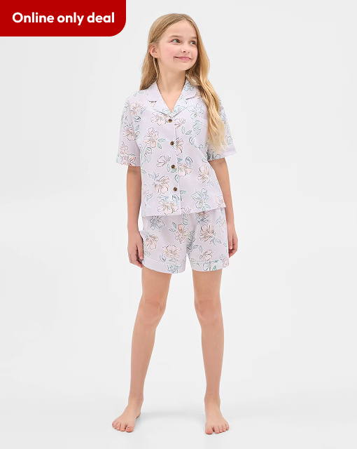 Australian Cotton short PJ set. Sizes 8-16*