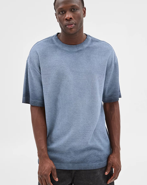 Commons Australian Cotton blend waffle tee^