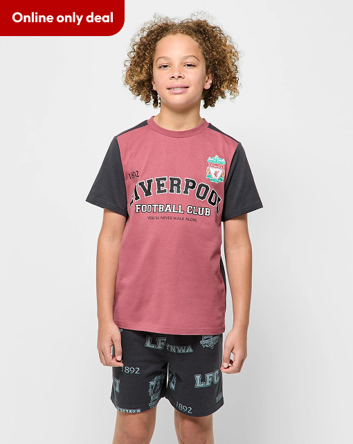 English Premier League Liverpool cotton PJ set. Sizes 7-16*