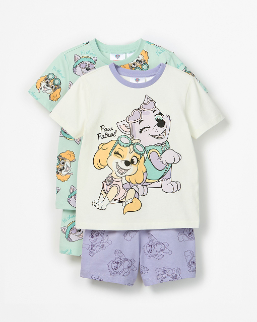 PAW Patrol Australian Cotton PJ set 2 pack. Sizes 1-6