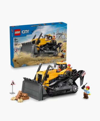 LEGO® City Yellow Bulldozer with Front Loader 60466