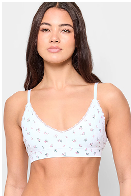 Pointelle Crop Top - Lily Loves - Summer Ditsy