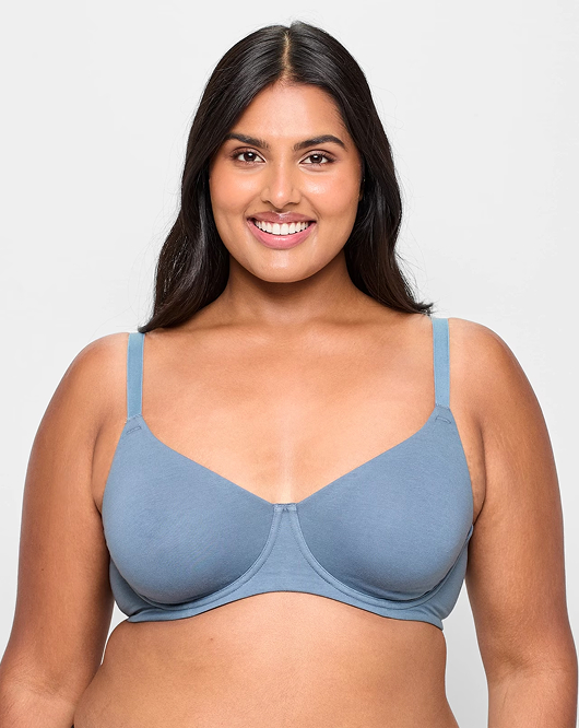Fuller figure cotton soft cup bra