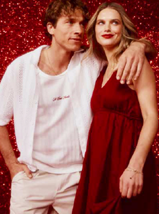 Lily Loves European Linen blend mini dress