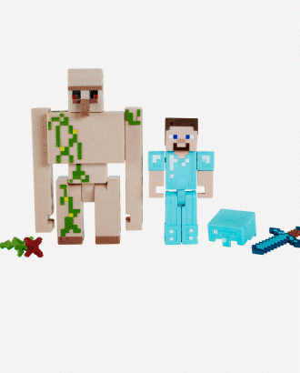 Minecraft Craft-a-Block 2-Pack Figures - Assorted
