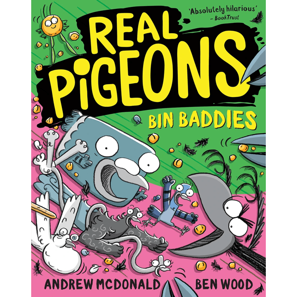 Real Pigeons Bin Baddies by Andrew McDonald - Book