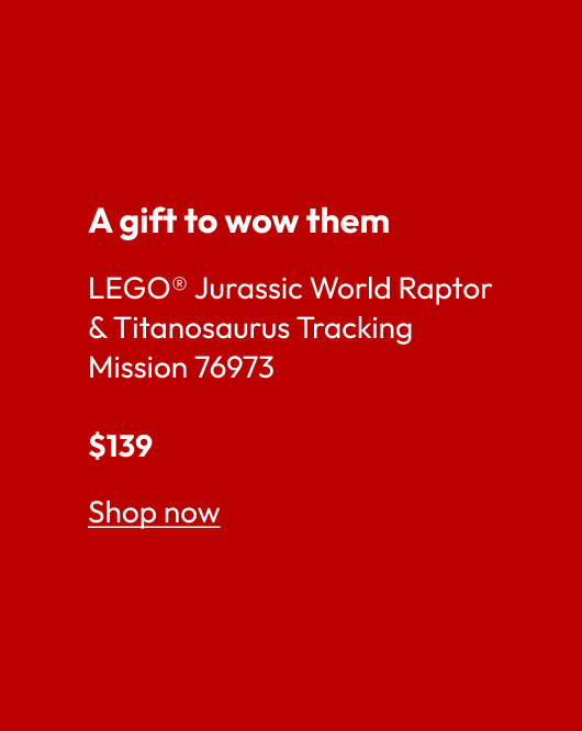 LEGO® Jurassic World Raptor & Titanosaurus Tracking Mission 76973