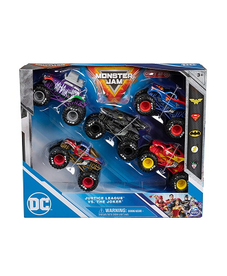 Monster Jam 1:64 DC Justice League 5 Pack. Assorted