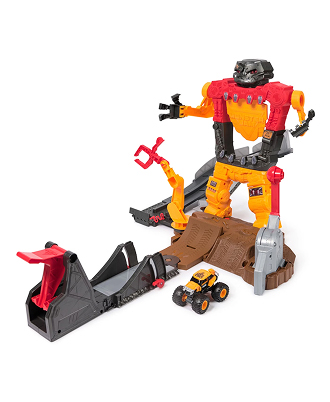 Monster Jam Smash & Bash SmashBot 1:64 Playset