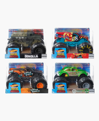 Hot Wheels Monster Trucks 1:24 Scale Die-Cast. Assorted