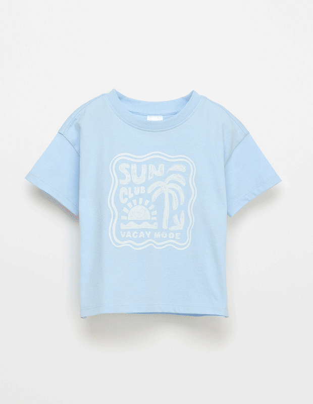 Organic cotton oversized tee