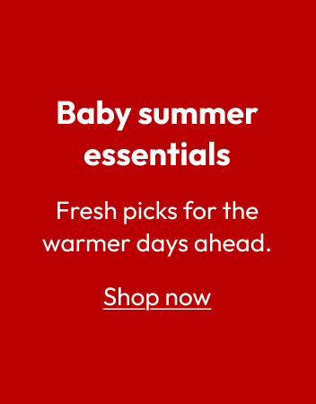 Baby summer essentials