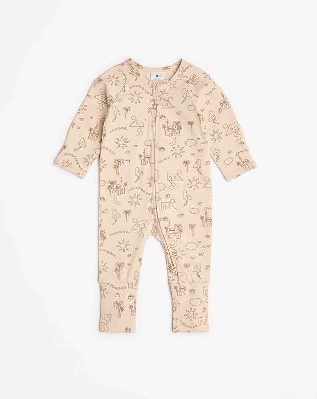 Organic Cotton baby footless coverall $10ea