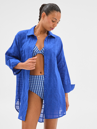 Resort swim maxi shirt