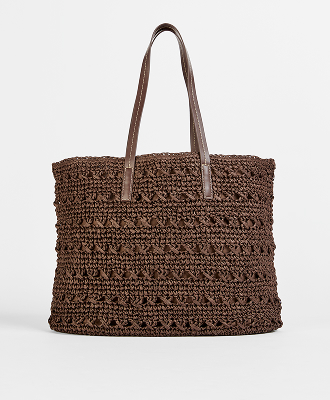 Crochet market tote bag