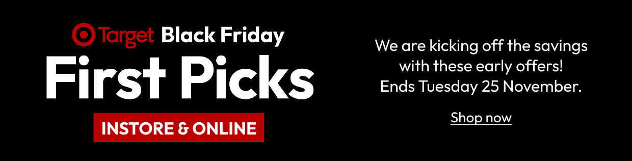 Target Black Friday First Picks