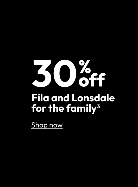 30% off  Fila and Lonsdale for the family3