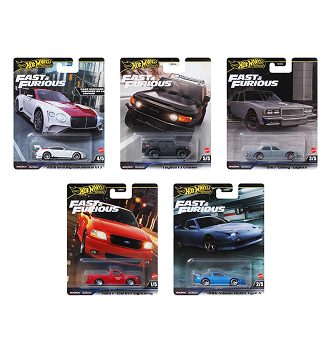 Hot Wheels Premium Fast & Furious Cars. Assorted