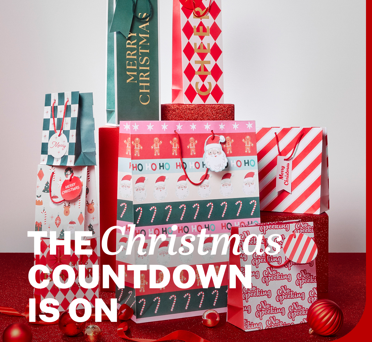 THE Christmas COUNTDOWN IS ON