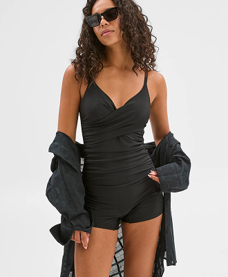 Boyleg one piece bathers