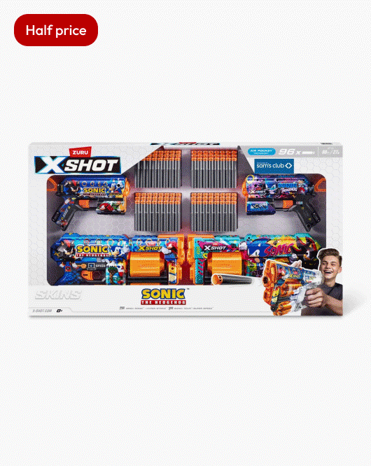 Half price on selected toys