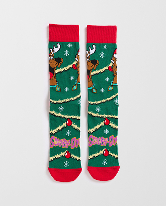 Swag Scooby Doo Christmas licensed crew socks