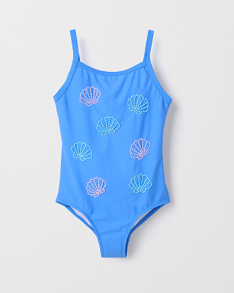 Beaded one piece swimsuit