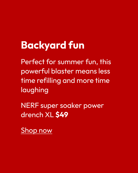 NERF super soaker power drench XL $49