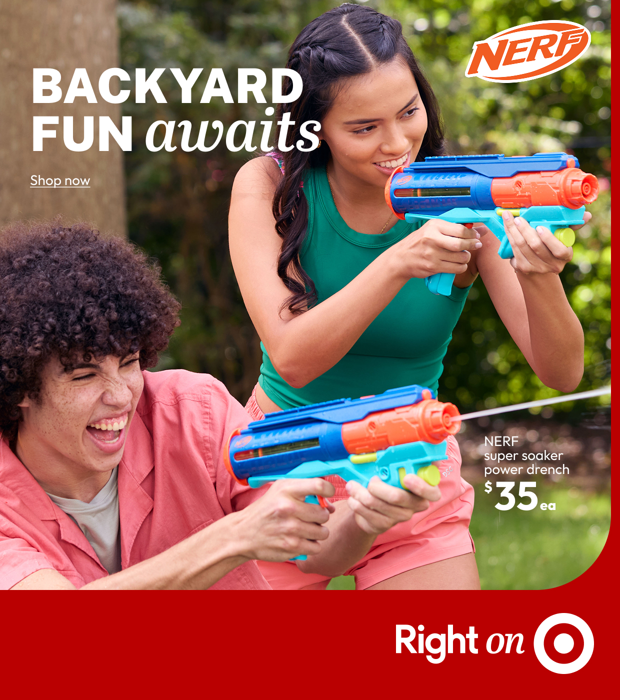 NERF super soaker power drench $35ea