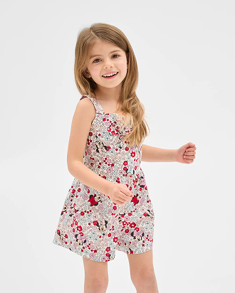 Disney Minnie print cotton playsuit. Sizes 1-8