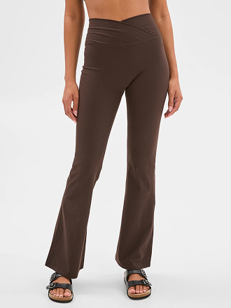 Active studio soft rib flare pants