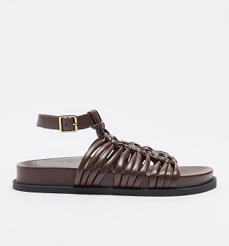 Cora knotted ankle strap sandal