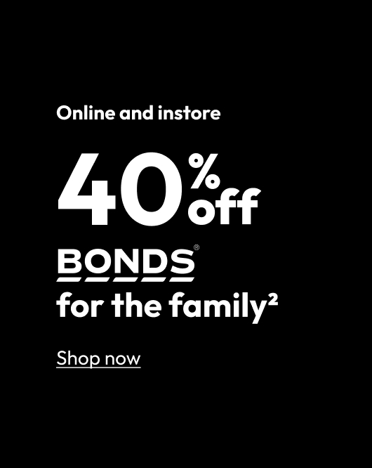 40% off BONDS for the family