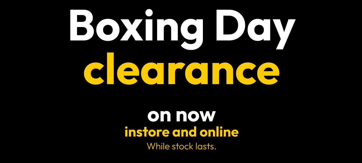Boxing Day clearance