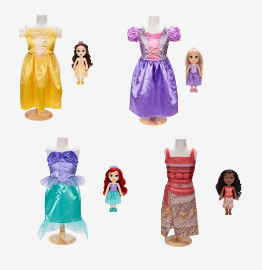 Disney Princess Doll With Costume - Assorted