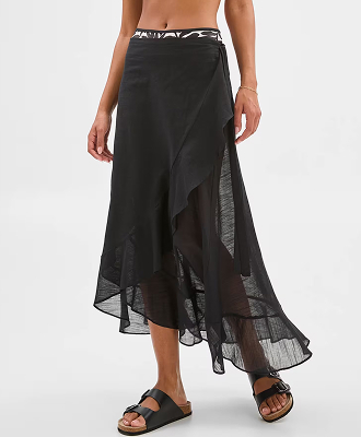 Resort tie wrap skirt