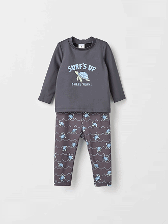 Rash vest and leggings 2 piece swim set