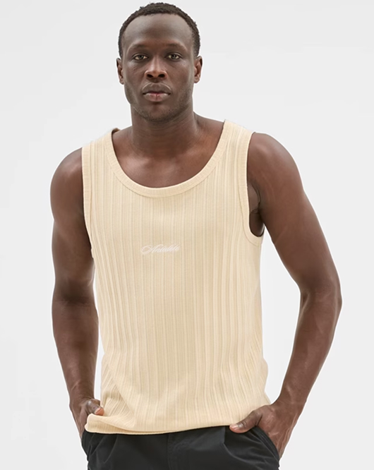 Australian Cotton blend rib tank top