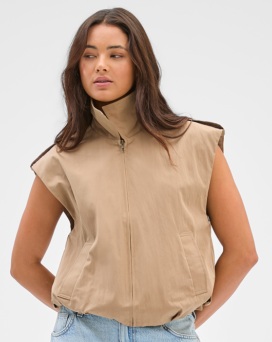 Oversized utility vest
