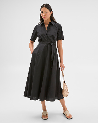 Preview midi shirt dress