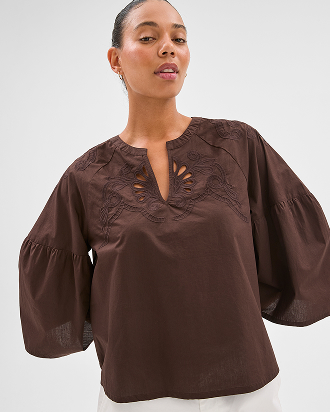 Sleeveless asymmetrical crepe knit top