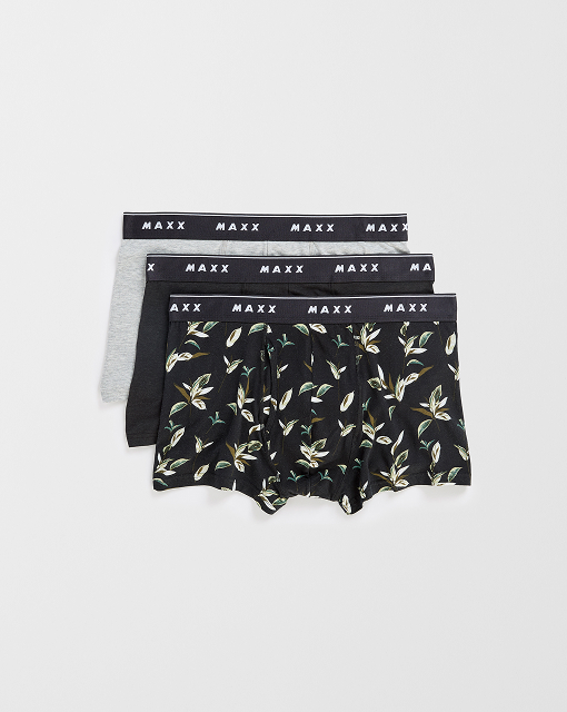 Maxx 3 pack flyfront bamboo trunks