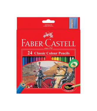 Faber-Castell 24 Pack Classic Colour Pencils