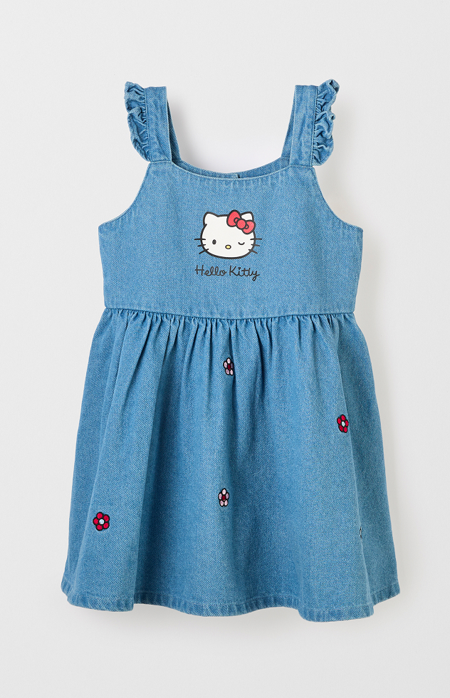 Hello Kitty embroidered dress