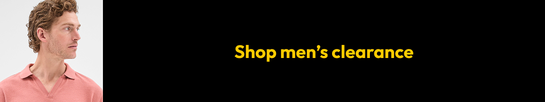 Shop men’s clearance