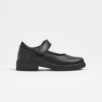 Gro-Shu leather mary jane school shoes