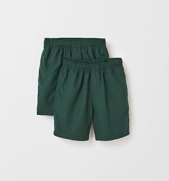 School microfibre shorts.