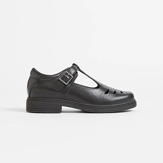 Gro-Shu leather t-bar school shoes