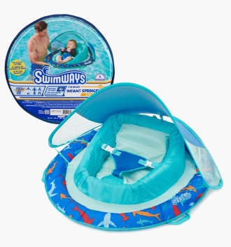 Swimways premium infant spring float sun canopy. Assorted